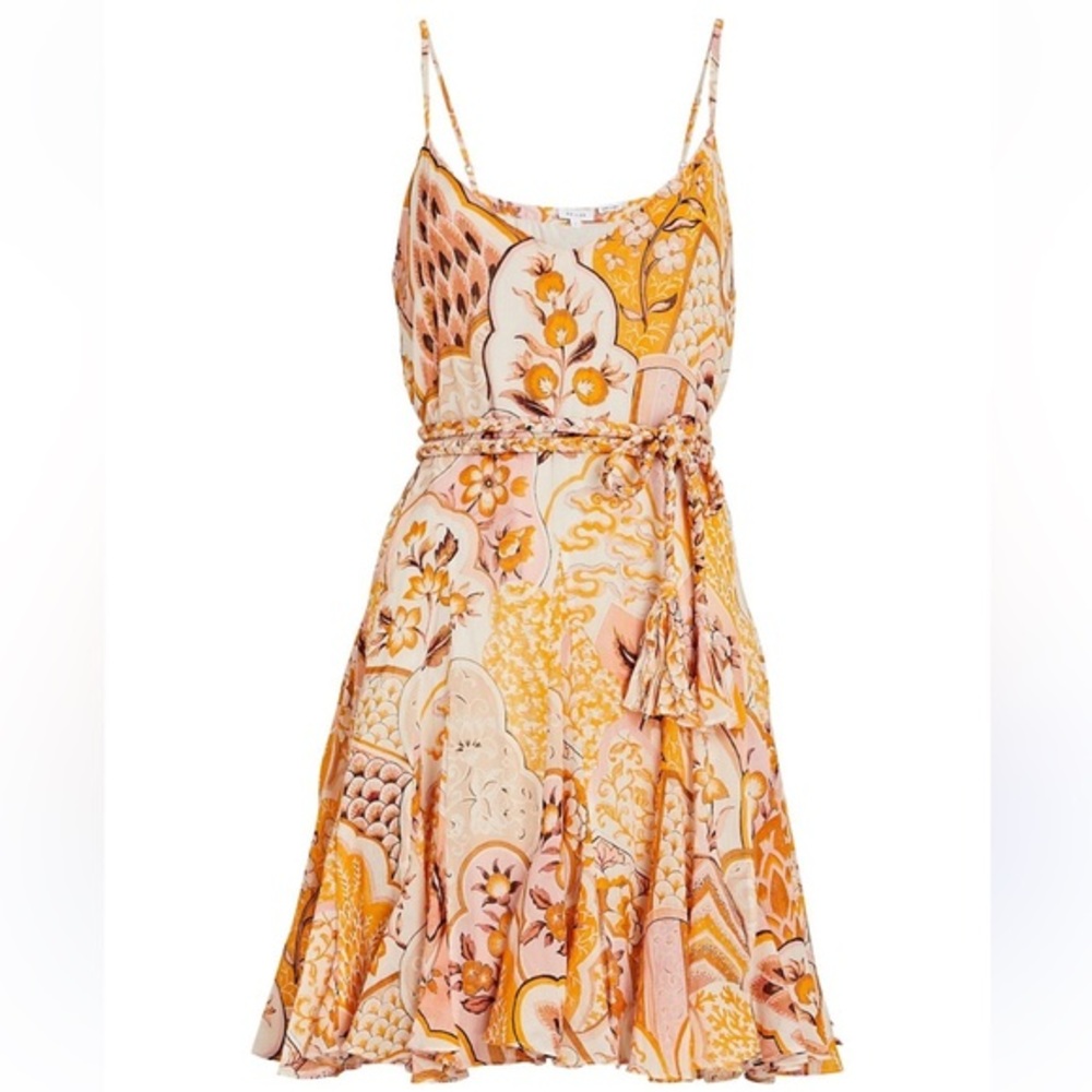 RHODE Casey Sleeveless Floral Mini